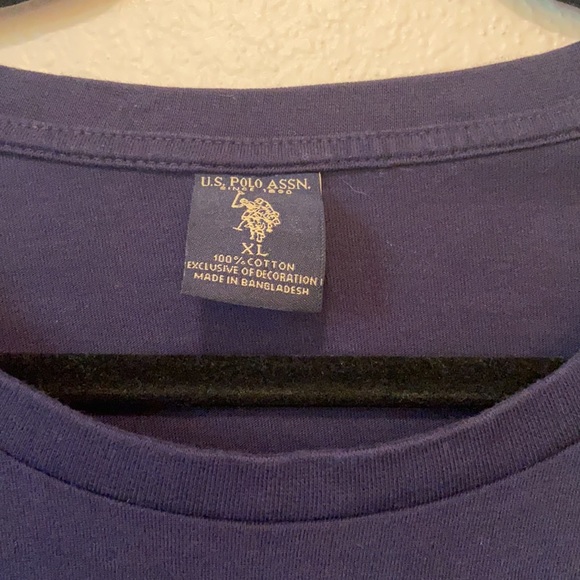 Navy US. Polo Tee - Picture 3 of 3